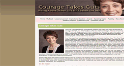 Desktop Screenshot of couragetakesguts.com